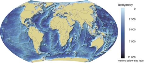 World ocean bathymetric map | GRID-Arendal