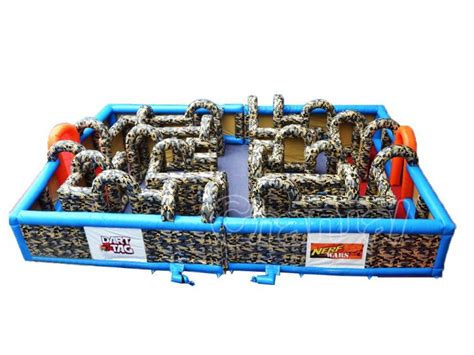 Nerf War Inflatable Maze - Channal Inflatables