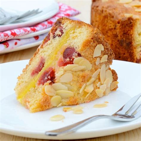 Marzipan and Cherry Cake | Charlotte's Lively Kitchen