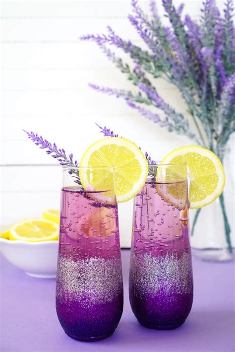 Lavender Lemonade Prosecco Cocktail - Happiness is Homemade