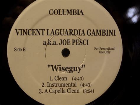 VINCENT LAGUARDIA GAMBINI a.k.a.JOE PESCI 'wiseguy' cbs / promo / nm | #4595083444