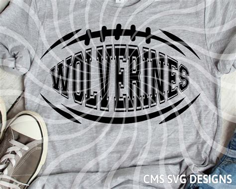 Wolverine Svg, Wolverines Svg, Wolverine Football Svg, School Pride ...