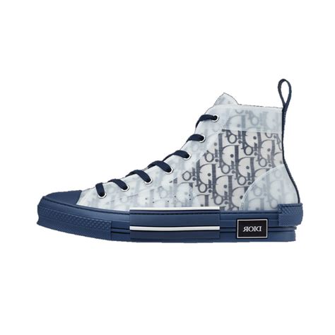 Dior B23 High Top Blue ObliqueDior B23 High Top Blue Oblique - OFour