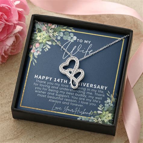 14 Year Wedding Anniversary Gift for Wife 14th Anniversary - Etsy