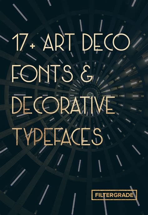 Art Deco Fonts Inspiration: 17+ Decorative Typefaces to Try - FilterGrade