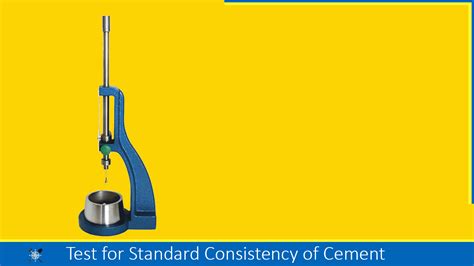 Test for Standard Consistency of Cement — Civil Engineering Profile