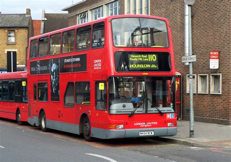 London Bus Routes | Route 110: Hounslow, Bus Station - West Middlesex ...