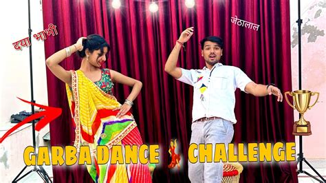 Garba Dance 💃 Challenge Jhethalal Vs Daya Bhabhi | Tarak Mehta Ka Ulta Chasma| Round 1 ...