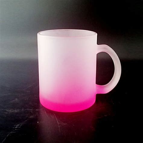 Frosted Glass 11oz Round Handle Glass Mug - Easy Sourcing on Made-in-China.com