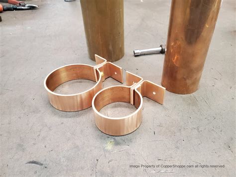 Knoke Copper Downspout Brackets - The New CopperShoppe.com