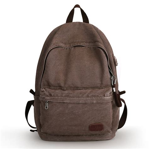 Casual Washed Canvas Backpack, 15 Inch. Laptop Canvas Bags - BagsEarth