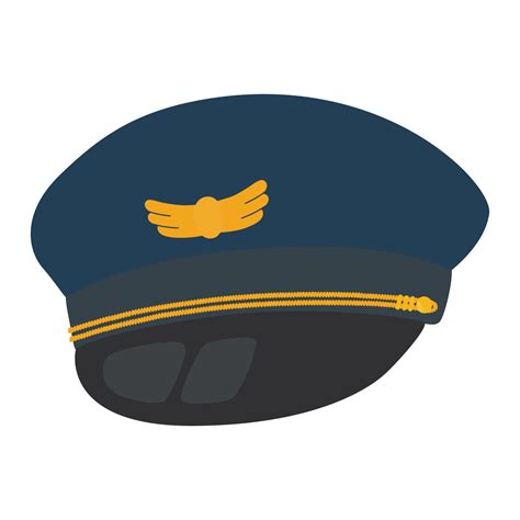 Pilot hat illustration 19523366 Vector Art at Vecteezy