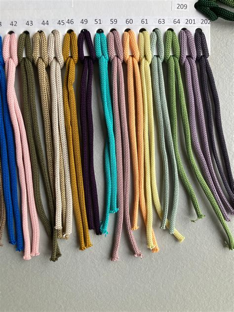 Macrame Cord 4 Mm Macrame Cord Polyester Cord Colored Cord - Etsy