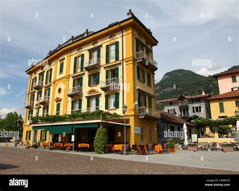 Hotel Olivedo Varenna Lake Como Italy Italian region Lombardy Stock ...