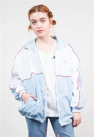 90's Adidas Baby Blue Tracksuit Jacket Top | The Vintage Scene | ASOS ...