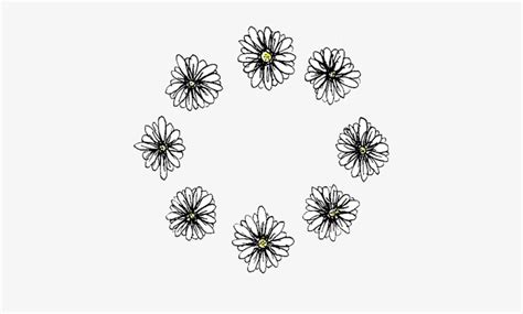 Daisy Chain Drawing Tumblr - Transparent Doodle Overlay - Free Transparent PNG Download - PNGkey