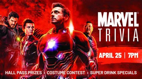 Marvel Trivia Night - POSTPONED till May 23, 2023