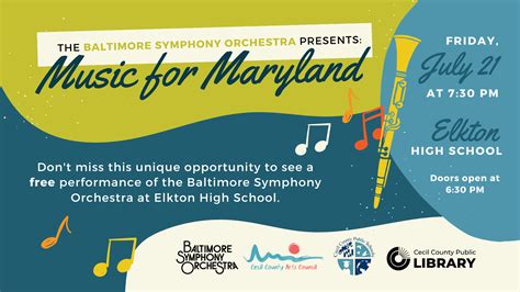 Baltimore Symphony Orchestra Presents: Music for Maryland – Cecil ...