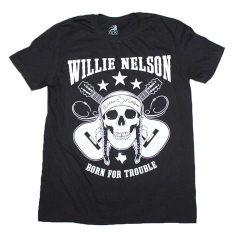 Willie Nelson Skull T-Shirt Check out this awesome Willie Nelson Skull ...