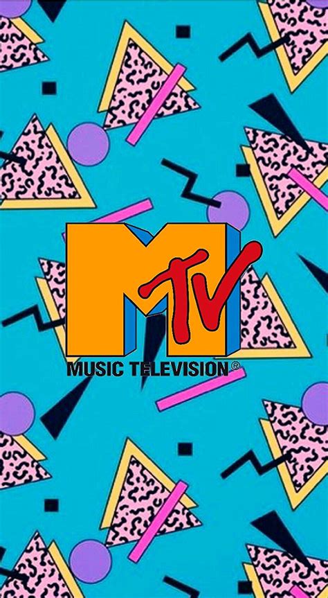 mtvmusic music mtv 80s aesthetic aesthetics tumblr stic... in 2020 | Retro wallpaper, Art ...