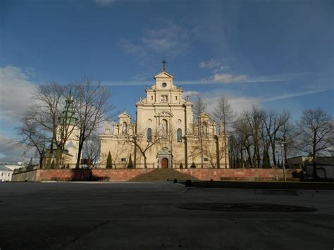 Cathedral in Kielce. Poland Stock Photo - Image of assumption ...