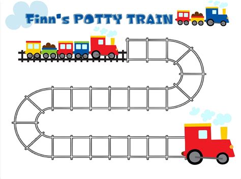 Train Potty Chart Printable