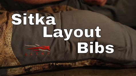 Sitka Layout Bibs Review - Optifade for Duck and Goose Hunting - YouTube