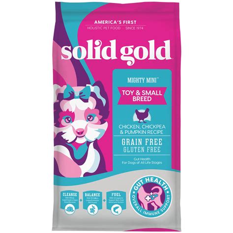 Buy Solid Gold Mighty Mini Small Breed Dog Food - Dry Dog Food for Any Toy Breed - for Gut ...