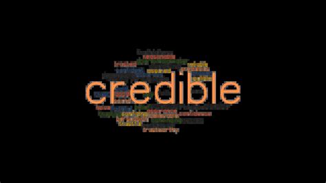 CREDIBLE: Synonyms and Related Words. What is Another Word for CREDIBLE ...