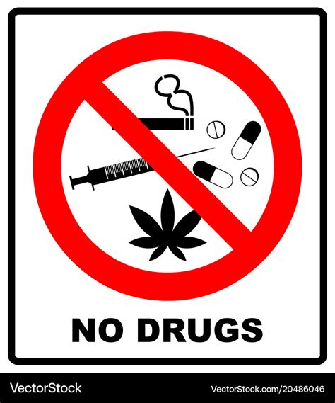 Anti Drug Symbol