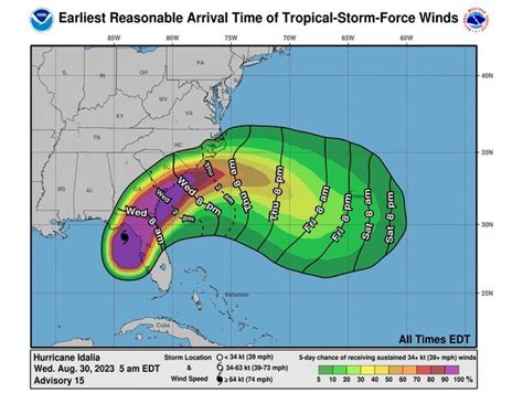 Hurricane Idalia maps: Path, timing, wind speeds, storm surge