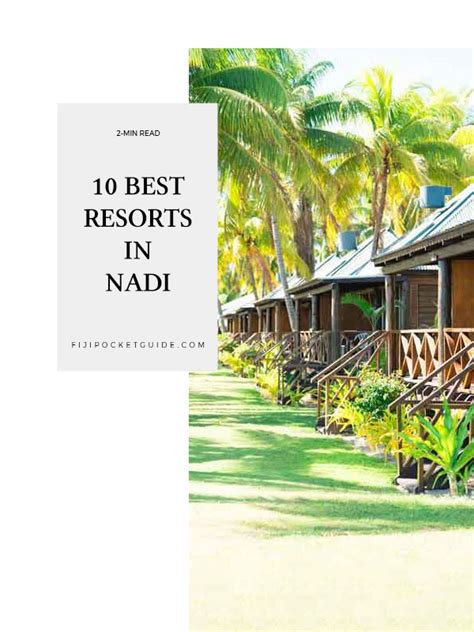 10 Best Resorts in Nadi - Fiji Pocket Guide