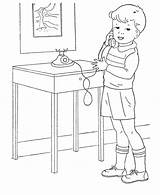 Telephone Coloring Pages For Kids  Home sketch template