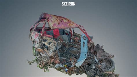 Сivilian car burned down - Buy Royalty Free 3D model by SKEIRON ...