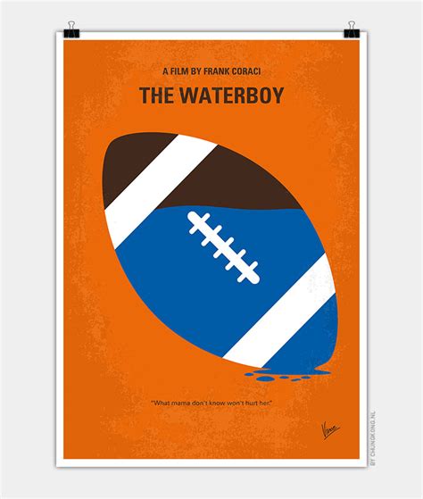 No580 My The Waterboy minimal movie poster | CHUNGKONG