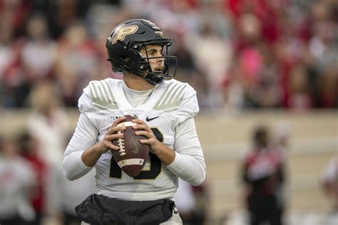 Purdue Starting Quarterback Aidan O'Connell Expected to Play in Big Ten ...