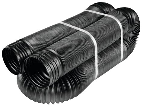 Amerimax 51110 4-Inch X 25-Foot Solid Flex PVC Drain Pipe at Sutherlands