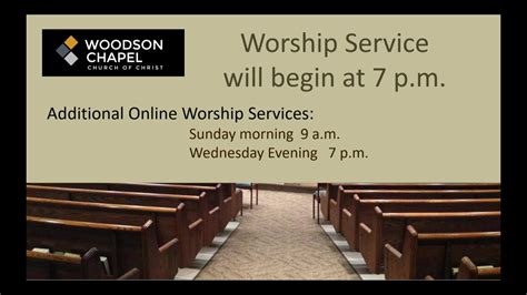 WoodsonServices | By Woodson Chapel Church of Christ