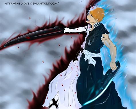 Shinigami + Quincy Zangetsu by InEc-Dve | Bleach anime, Bleach anime ichigo, Bleach fanart