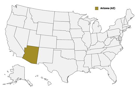 Arizona Counties Map | Mappr