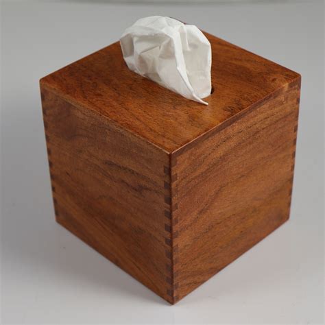 Limited Quantity - Solid Texas Mesquite - Handmade Tissue Kleenex Box Cover - Square Cube - Box ...