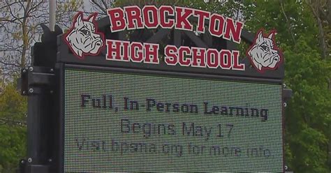 Brockton High School Students Return To In-Person Classes Full-Time On ...