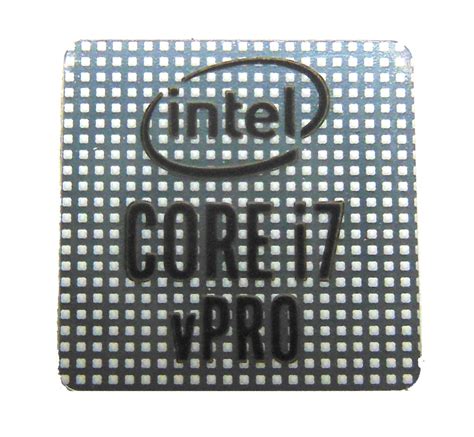 Intel Core i7 vPRO Sticker 14 x 14mm / 9/16″ x 9/16″ [1076] – Vath Ventures