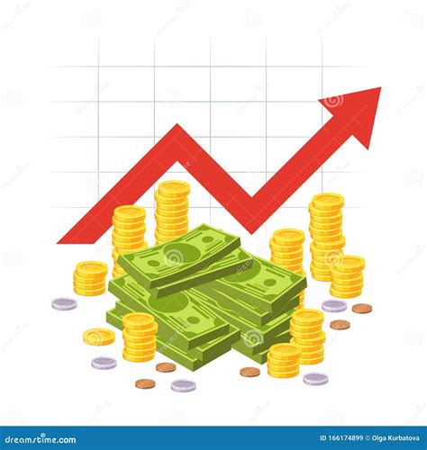 Business Profit Growth Graph C Vector Illustration | CartoonDealer.com #5491320