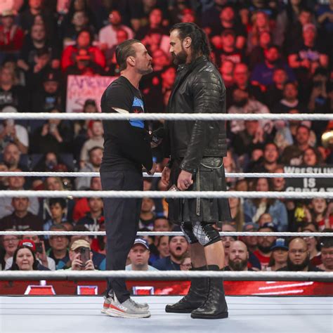 CM Punk and Drew McIntyre | Monday Night Raw | January 29, 2024 - WWE ...