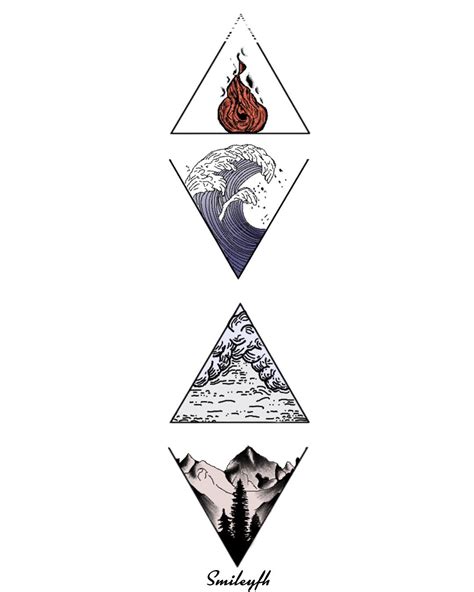 4 Elements Tattoo Avatar