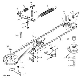 John Deere 345 Drive Belt Diagram - General Wiring Diagram