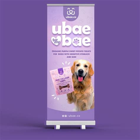 Designs | Design a trade show banner to grab everyone's attention for ubae dog treats | Signage ...