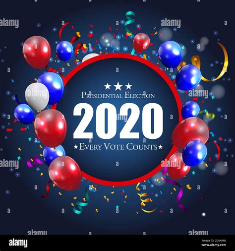 2020 United States of America Presidential Election Background. Illustration Stock Photo - Alamy