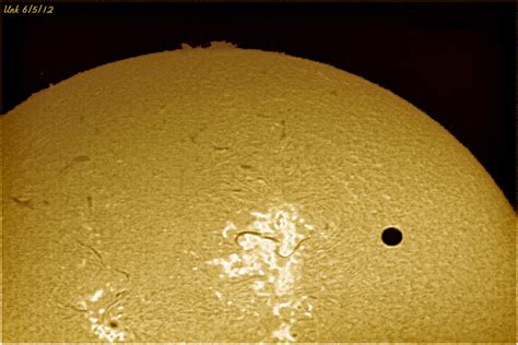 Venus transit, closer view - Sky & Telescope - Sky & Telescope